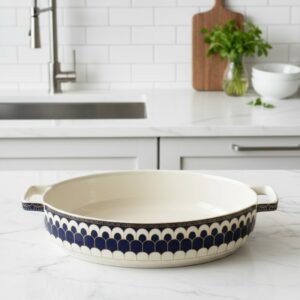 Plat à Four Ovale 30x24 cm en Céramique