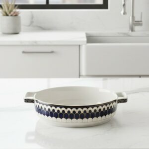 Plat à Four Rond 22 cm en Céramique