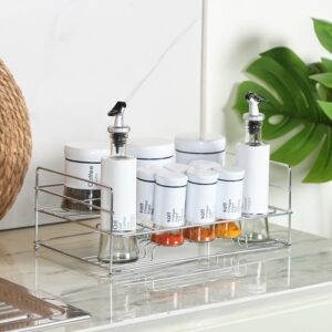 Set Portes Épices 11 Pièces en verre avec Support - Blanc