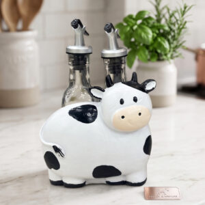 Set Huile & Vinaigre Vache avec Chariot