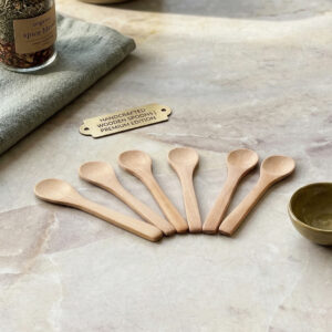 Set de Cuillères en Bois – 6 Pièces