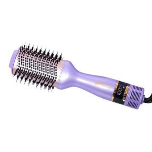 Brosse Coiffante 1000W Avec Afficheur Température Violet - Florence HK449