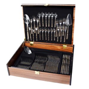 Coffret Ménagère 75 Pièces en Inox 18/10