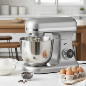 Robot Pétrin Avec Bouton Afficheur 7L 2000W Gris - Florence SM-B06SD