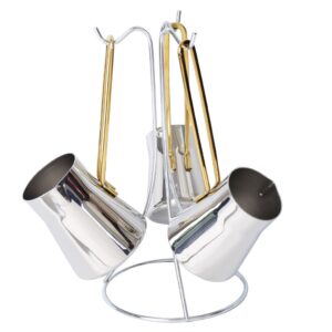 Set de 3 Pots à Lait en Inox 18/10 Vivaldi avec Support