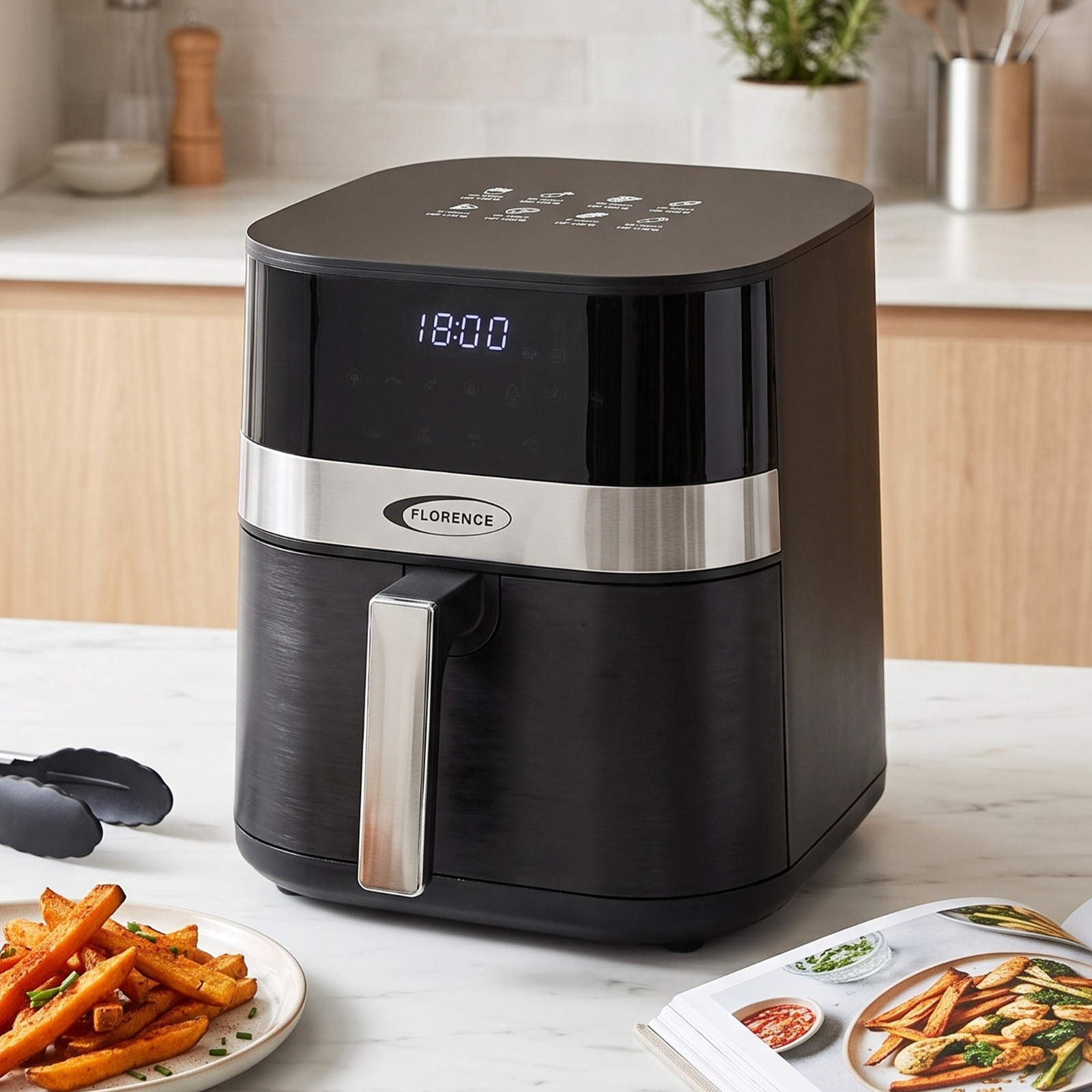 Florence – Air Fryer Sans Huile Noir 5L 1400W
