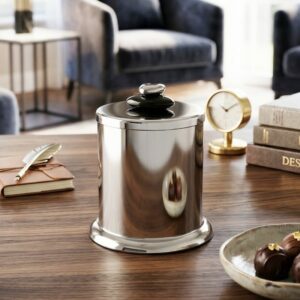 Bonbonnière en Inox 10 cm avec Couvercle