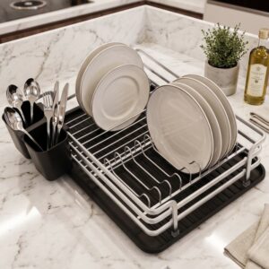 Égouttoir à Vaisselle 1 Niveau en Aluminium