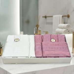 Ensemble de Capes de Bain en Coton Jacquard - 6 Pièces