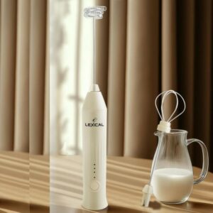 Mousseur à Lait 2n1 8500RPM Blanc - Lexical LMS-460