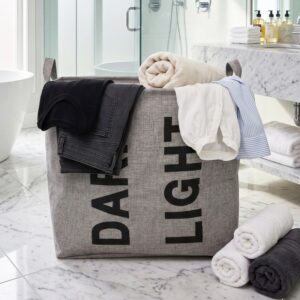 Panier à Linge Pliable “Dark & Light”