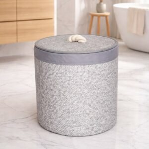 Panier à Linge Rond 26×25 cm Tressé en Corde