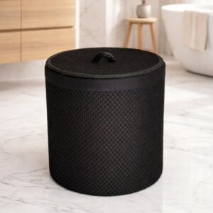 Panier à Linge Rond 26×25 cm Tressé en Corde