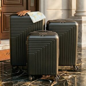 Série de 3 Valises Incassable Gris Charbon  - ABM