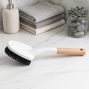Brosse de Nettoyage avec Manche en Bois