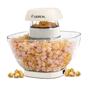 Lexical LPO-3520 - Machine à Pop Corn Avec Bol Beige 1200W