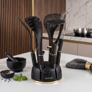 Set d’Ustensiles de Cuisine 7 Pièces avec Support