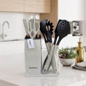 Set d’Ustensiles de Cuisine 13 Pièces avec Support
