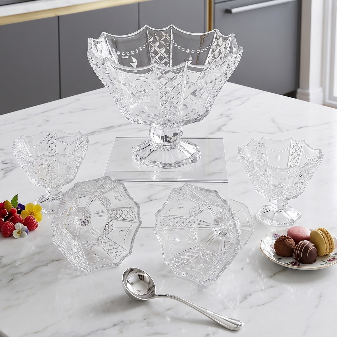 Service de Bols en Verre 7 Pièces