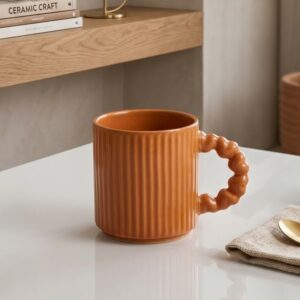 Mug à Café 350ml Orange en céramique