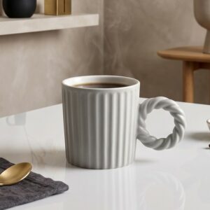 Mug à Café 350ml Orange en céramique