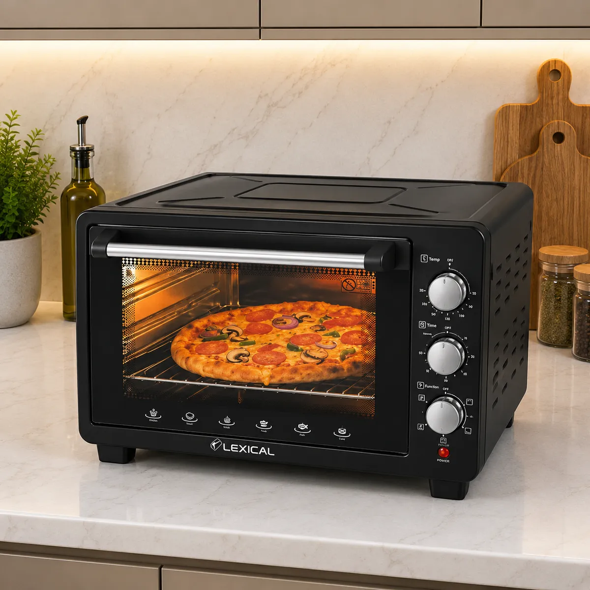 Lexical 2948 - Four électrique Lexical 50 Litres – 1800W - Noir