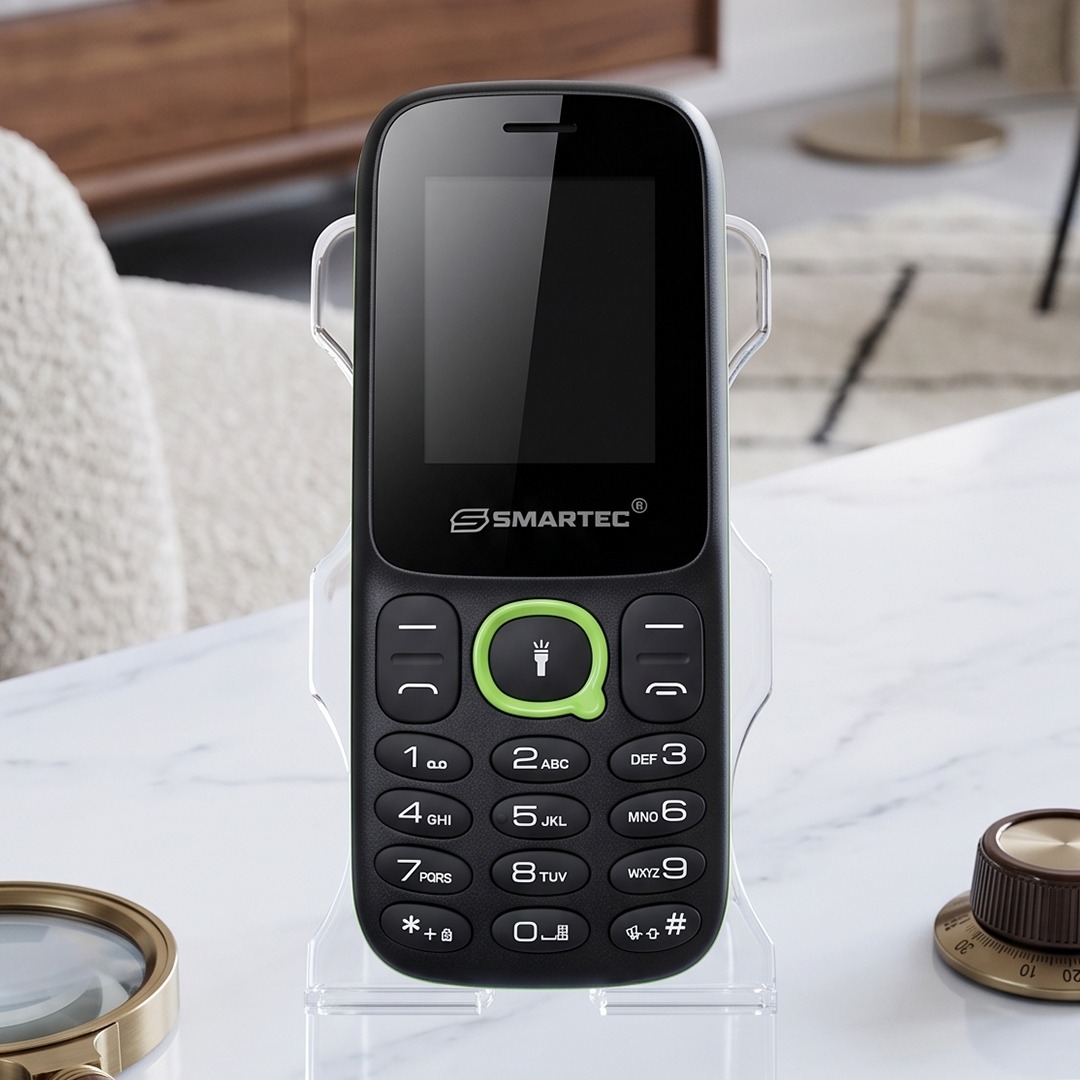 Smartec Prime Mini - Téléphone portable Noir et Vert