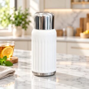 Thermos en Acier Inoxydable Noir 300 ml