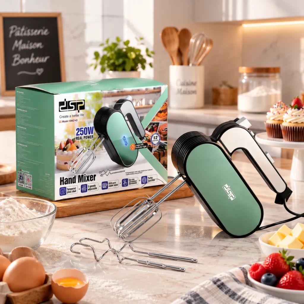 DSP KM2143 - Batteur Électrique 250W Vert – Image 2