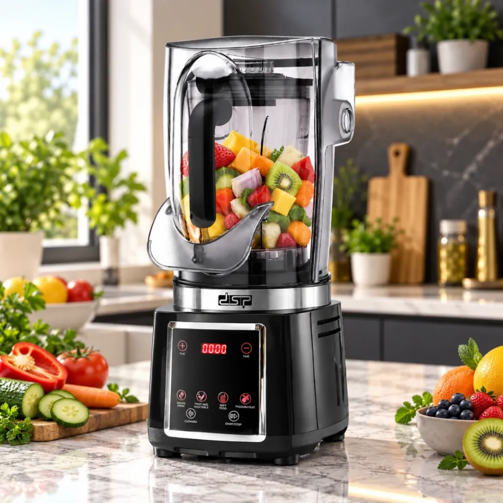 DSP KJ2200 - Blender Professionnel Multifonction 800W 2L – Noir – Image 3