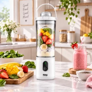 DSP KJ2206 - Mini Blender Rechargeable 110W 400ml Blanc