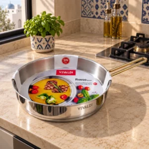 Poêle Vivaldi Rosso 28 cm Inox 18/10