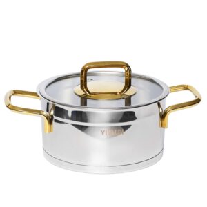 Marmite Vivaldi Rosso 18cm- Inox 18/10