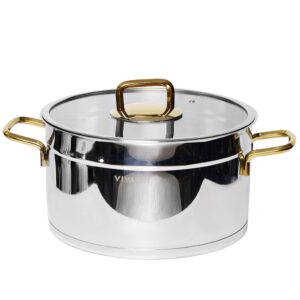 Marmite Vivaldi Rosso 26 cm- Inox 18/10