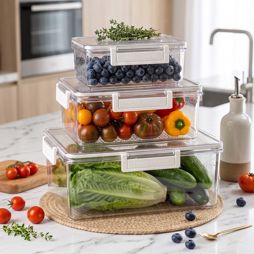 Pack de Boîtes de Conservation Alimentaire avec Couvercle