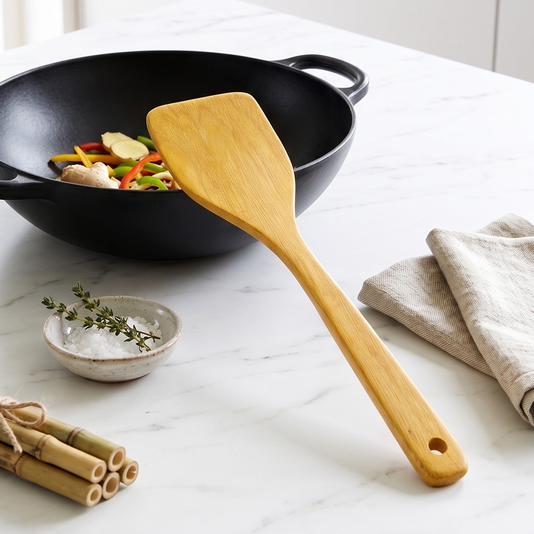 Spatule de Cuisine en Bambou