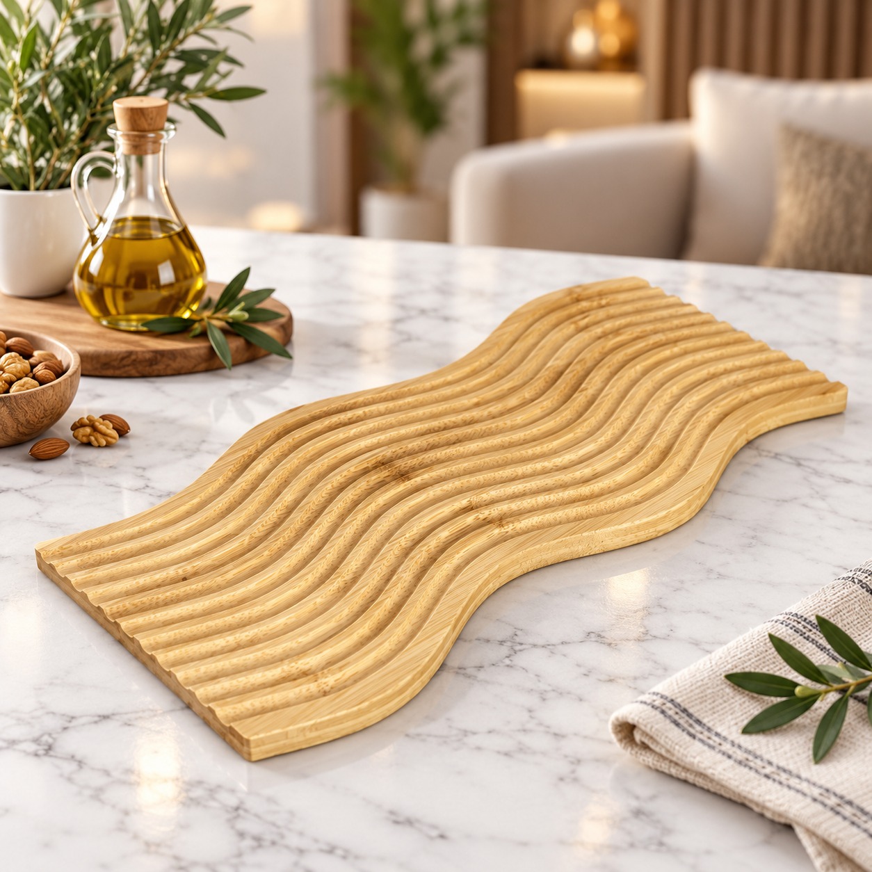 Planche de Service en Bambou 39 cm