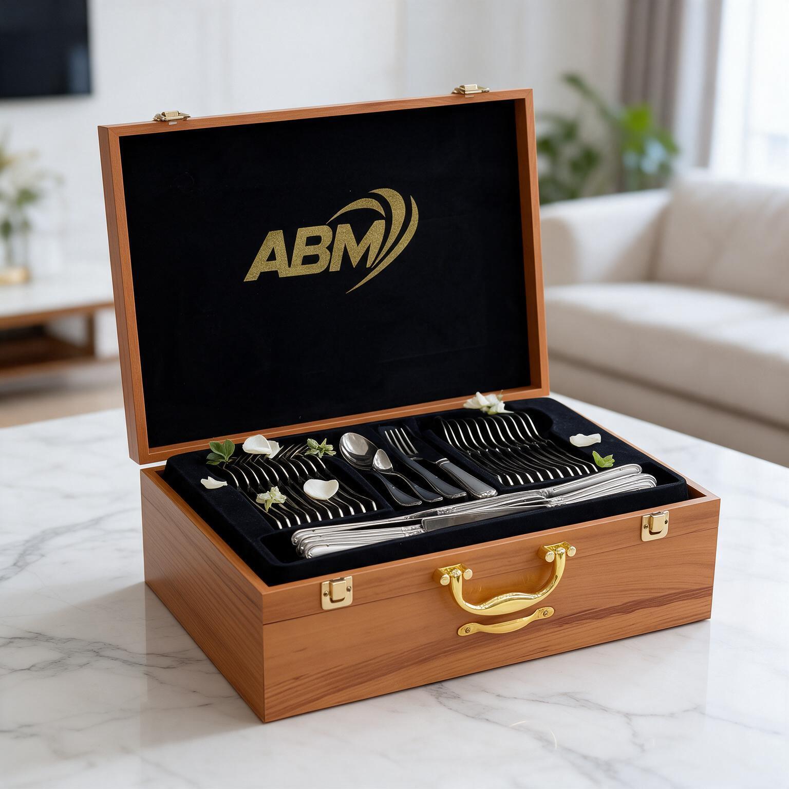 ABM - Coffret Ménagère 72 pièces en inox 18/10