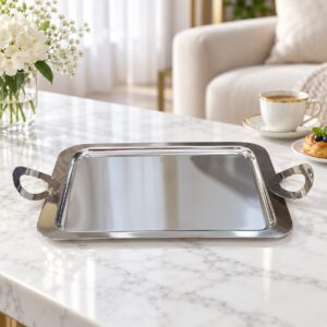 Plateaux Rectangulaires en Inox 18/10 35cm