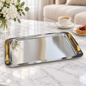 Plateaux Rectangulaires en Inox 18/10 35cm