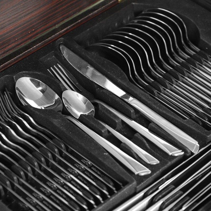 ABM - Coffret Ménagère 72 pièces en inox 18/10 – Image 2