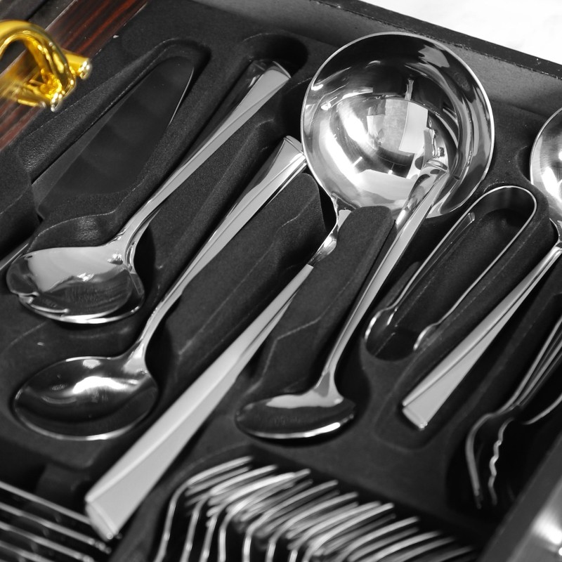 ABM - Coffret Ménagère 72 pièces en inox 18/10 – Image 4