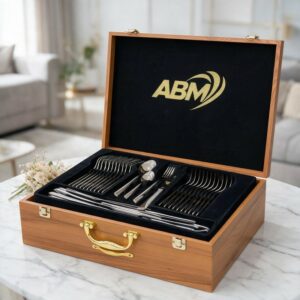 ABM - Coffret Ménagère 72 pièces en inox 18/10