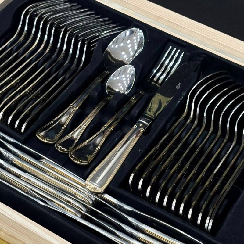 ABM - Coffret Ménagère 72 pièces en inox 18/10 – Image 2