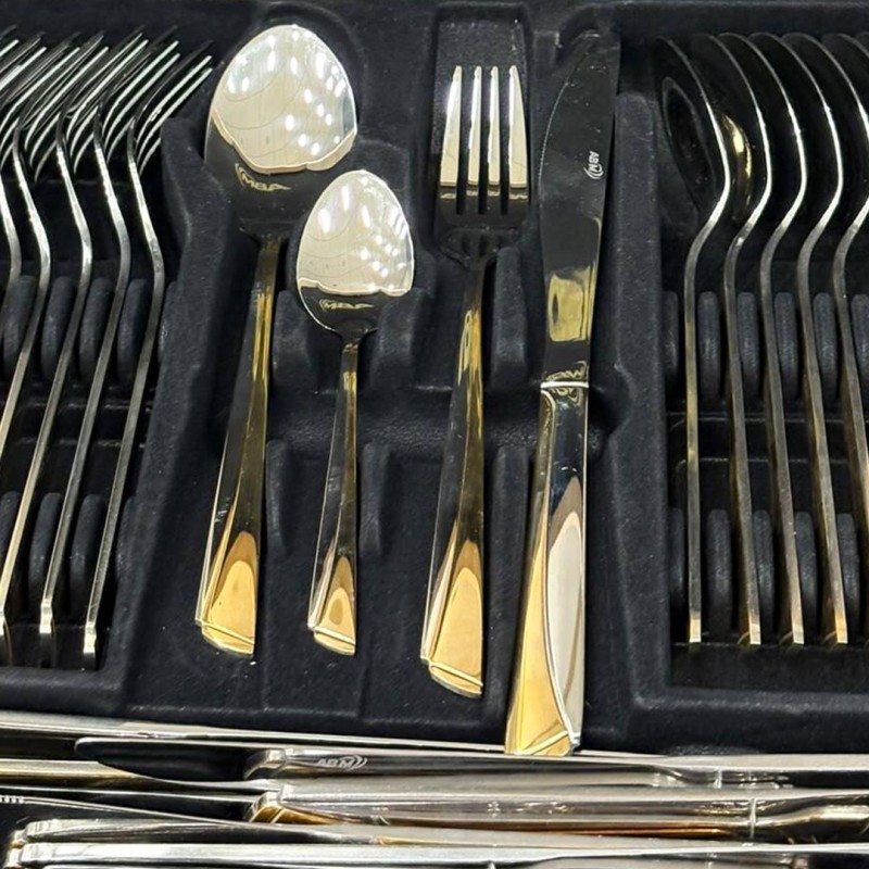 ABM - Coffret Ménagère 72 pièces en inox 18/10 – Image 2