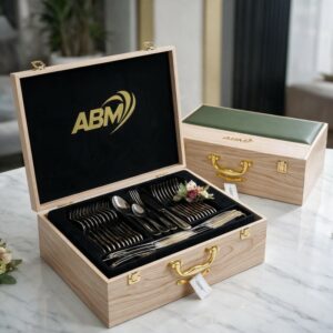 ABM - Coffret Ménagère 72 pièces en inox 18/10