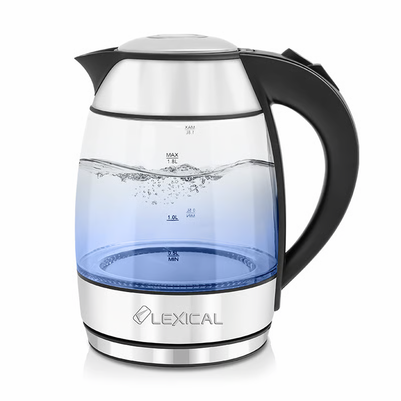 Lexical 1451- Bouilloire En Verre Electrique 1,8L 2200W