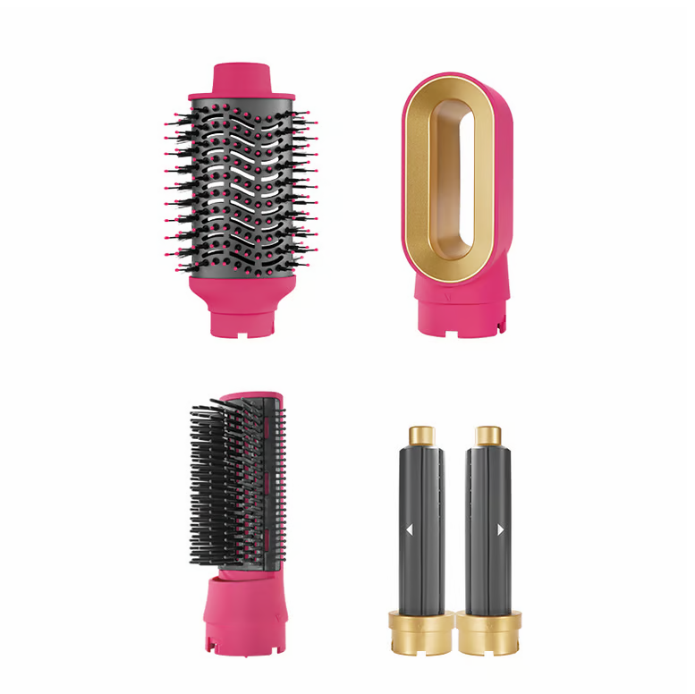 Lexical LAS-5210-11 - Brosse Coiffante Multifonction Lexical 6 en 1 – 1200 W Rose – Image 3