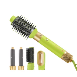 Lexical LAS-5210-7 - Brosse Coiffante Multifonction Lexical 6 en 1 – 1200 W Vert