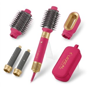 Lexical LAS-5210-11 - Brosse Coiffante Multifonction Lexical 6 en 1 – 1200 W Rose